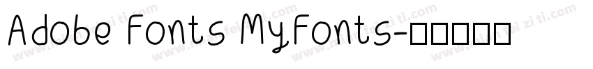 Adobe Fonts MyFonts字体转换